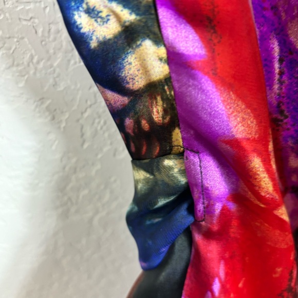 Boston Proper Snake-print Wrap Blouse Sz 2 - Picture 4 of 12